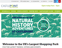 Tablet Screenshot of castlepointshopping.com